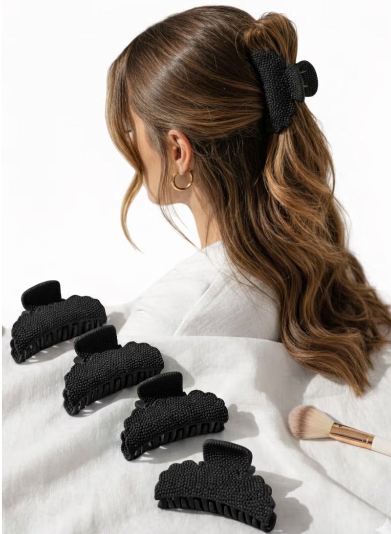 4 Pieces of Hair Clips and Claws – Colors Add an Aesthetic Touch to Your Collection - Image 1