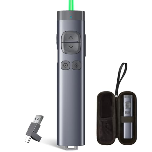 Norwii N97s TV Screen Presentation Clicker for powerpoint presentations powerpoint clicker Presentation Remote Bluetooth Wireless Presenter Digital Pointer for TV Screen Under WinMac - Image 1