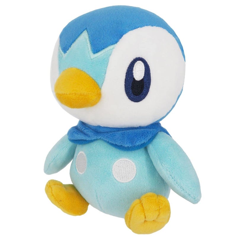 Sanei Pokemon All Star Collection PP89 Piplup Plush 6 Blue - Image 2