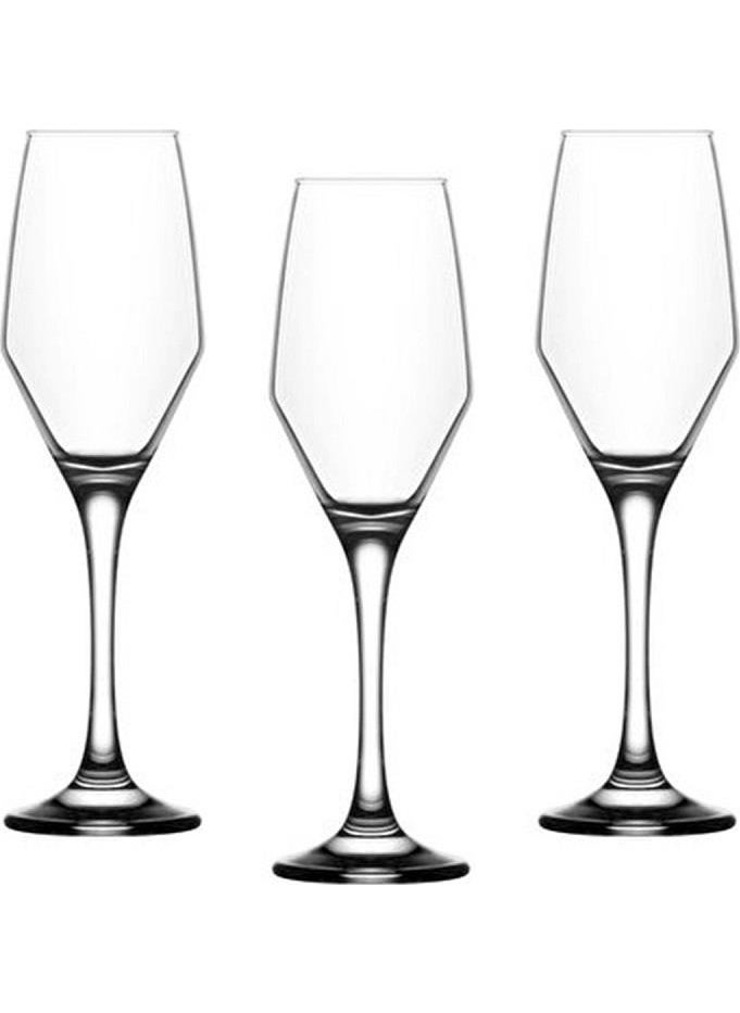LAV - Ella 3-Piece Champagne Glass 230CC ELL533 - Image 1