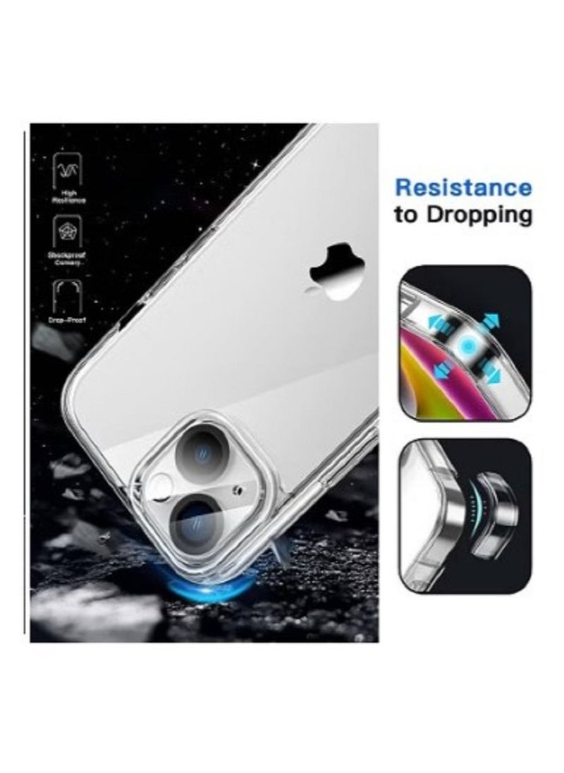 Generic - High Quality iPhone 15 Screen Protector, Camera Lens Protector and Case Cover 4 in 1 Package - Image 1