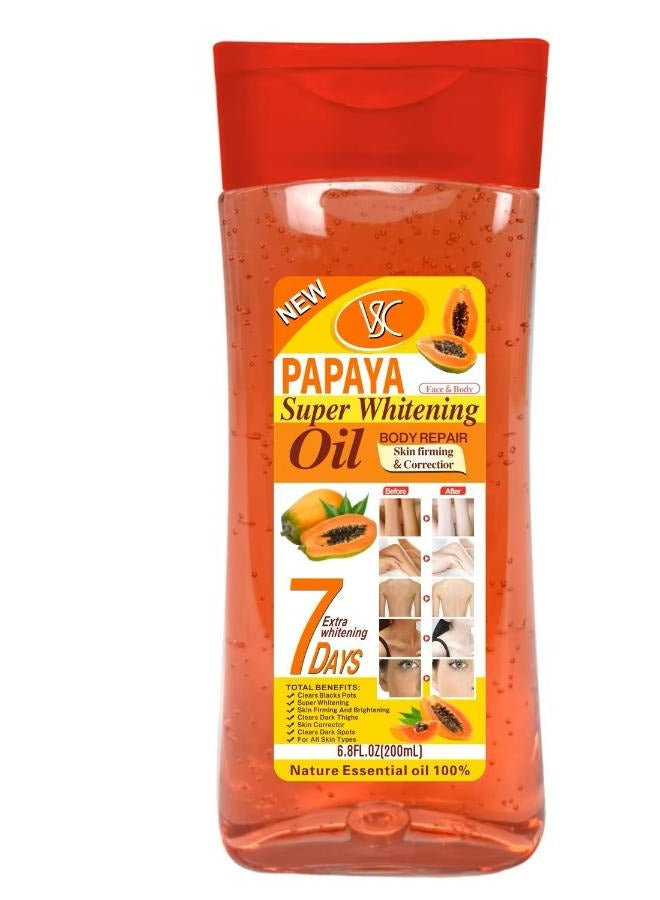 VSC Papaya Super Whitening Oil Body Repair 200 ML