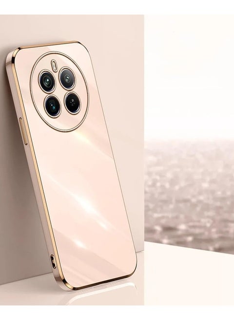 Realme 12 Pro Plus 5G Case Silicone, Plating Realme 12 Pro+ Phone Case Shockproof Thin and Soft Cover
