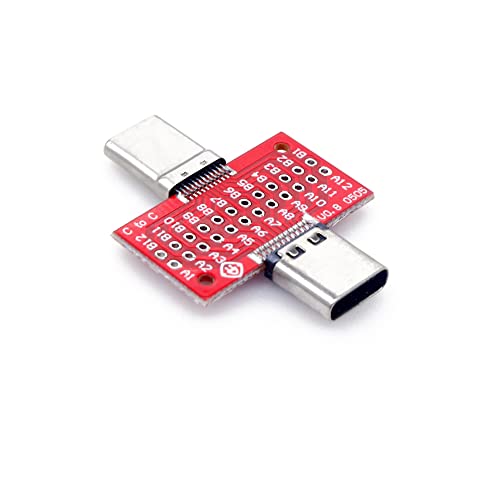 Treedix USB 3.1 Type-C Male to Female Test Board Circuirt Board 24Pin for Date Line Wire Cable Transfer Extension - Image 1