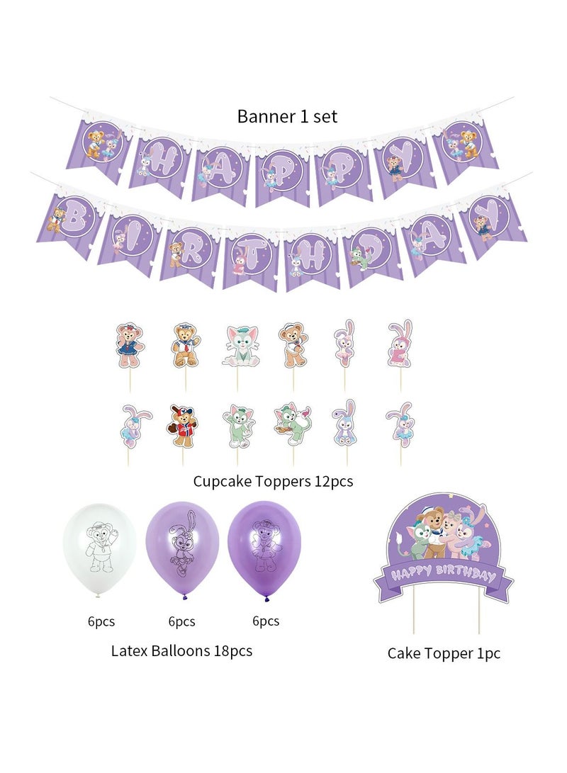 Duffy Bear And Friends Birthday Party Decorations - Image 2