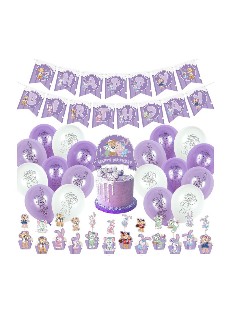 Duffy Bear And Friends Birthday Party Decorations - Image 1