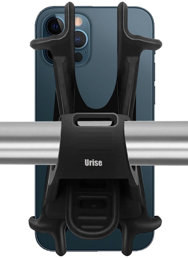 Urise - Bike Phone Holder Secure Reliable Bicycle Mobile Mount Compatible with Most Smartphones iPhone and Samsung - Image 1