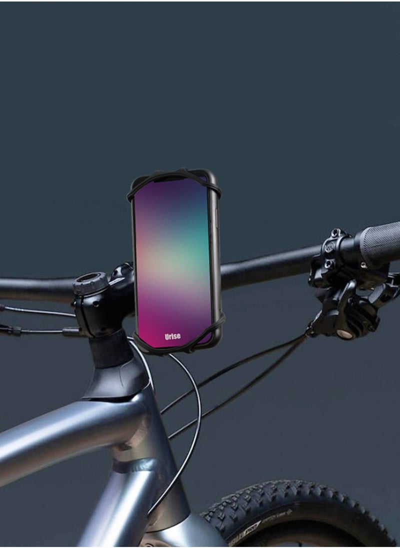 Urise - Bike Phone Holder Secure Reliable Bicycle Mobile Mount Compatible with Most Smartphones iPhone and Samsung - Image 1