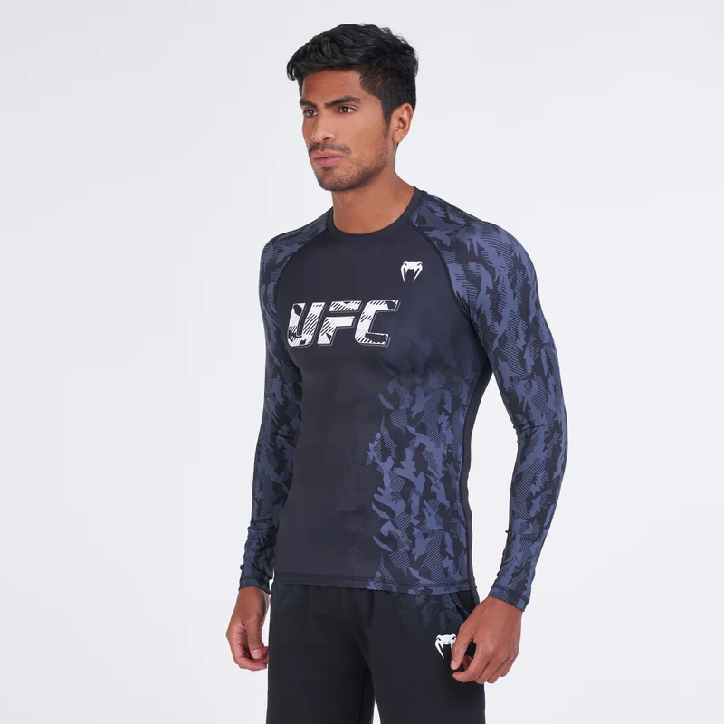 فينوم تيشيرت راشجارد x UFC اوثنتك فايت ويك بيرفورمانس بأكمام طويلة للرجال