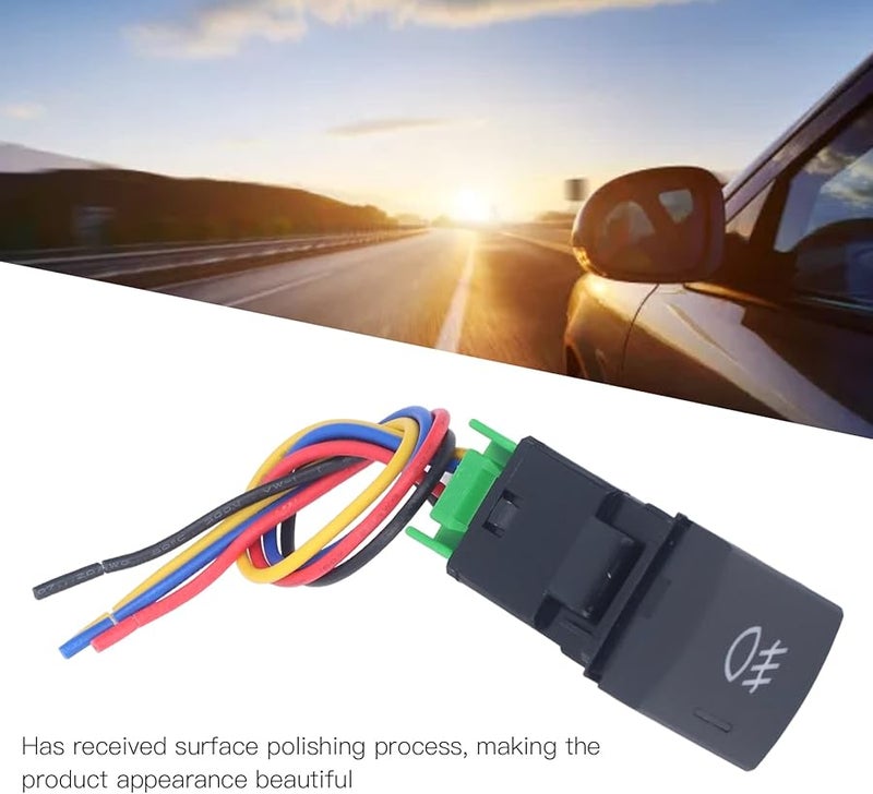 Camry Front Fog Lamp Switch TS 10 Yellow LED ON OFF Self Lock Button IP67 Protection - Image 3