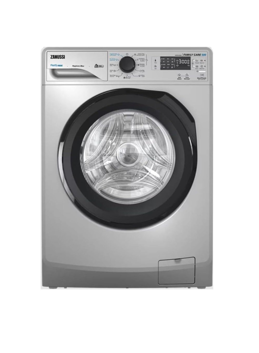 Zanussi - Front Load Washing Machine - PERLAMAX - 8 KG - Silver - ZWF8240SB5