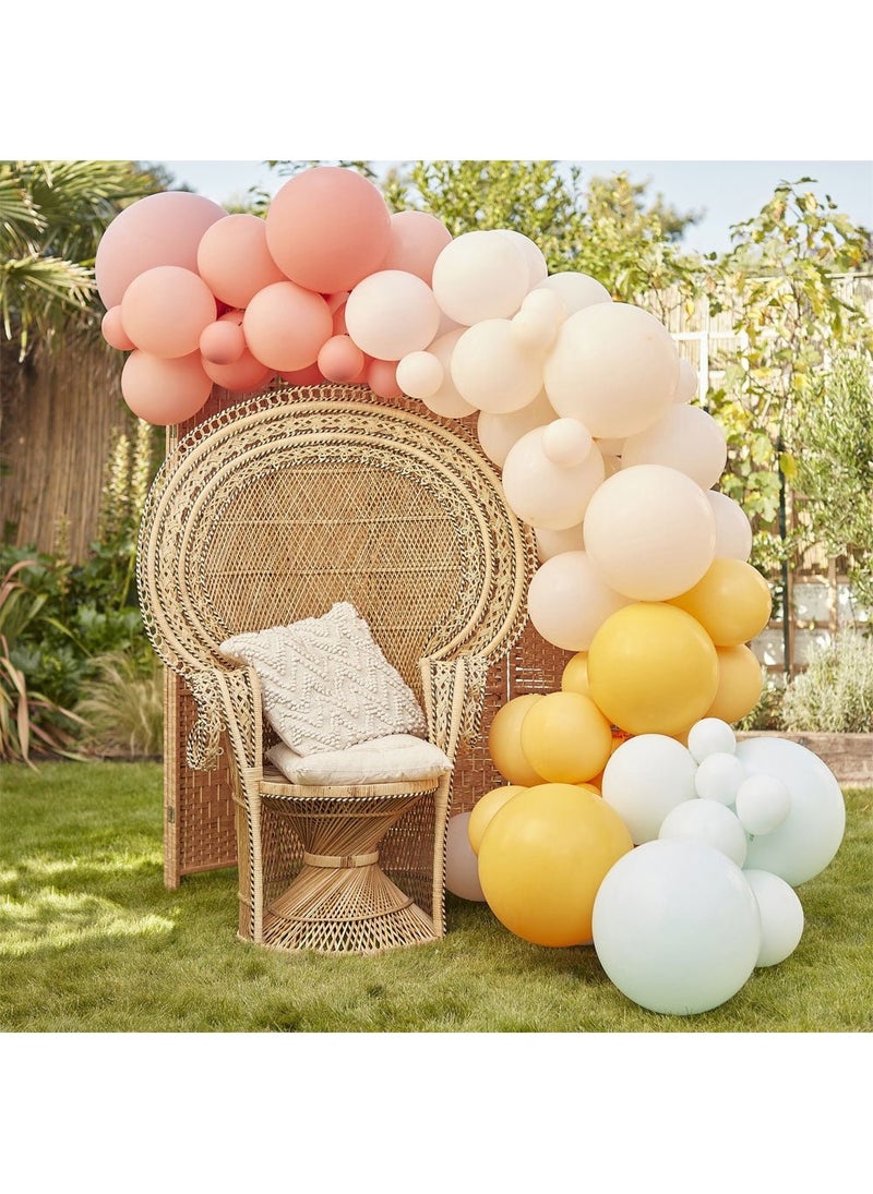 Ginger Ray Balloon Arch Matte Pastel Multicolor DIY 75-Pack - Image 2