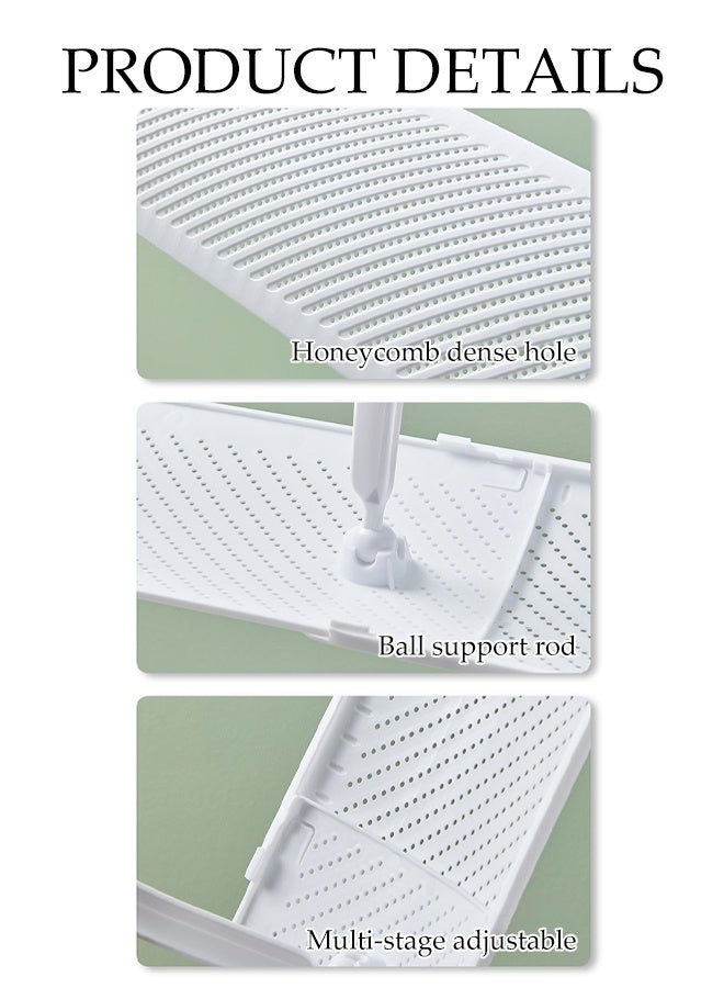 DUNISO 3 In 1 Adjustable Air Conditioner Deflector，Split Ac Adjustable Flow Deflector，Universal Retractable Anti Direct Blowing Aircon Deflector，Anti Blast,Wind Baffle and Direction,Anti-Condensatio，for Home/Office,58-95cm - Image 3