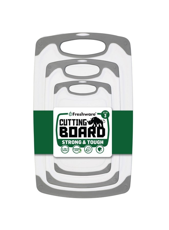 Freshware Cutting Boards, One Size, Plastic, Set of 3 - Image 1