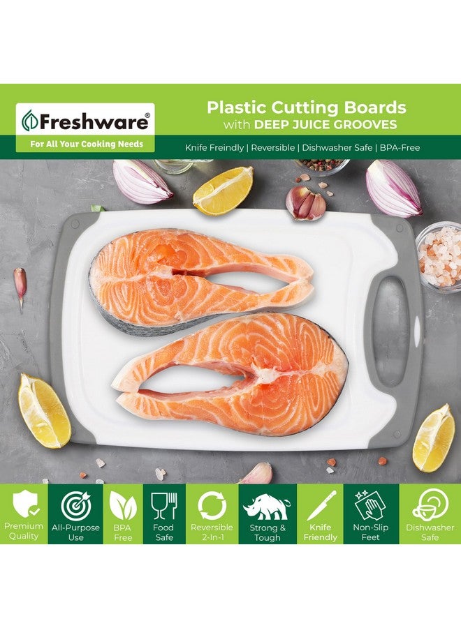 Freshware Cutting Boards, One Size, Plastic, Set of 3 - Image 3