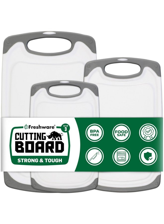 Freshware Cutting Boards, One Size, Plastic, Set of 3 - Image 2