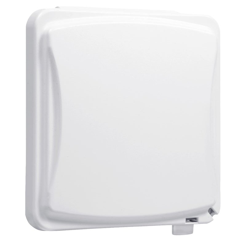 TayMac MM1410W 55in1 Configurations 2Gang Vertical Weatherproof Plastic Flat Cover White