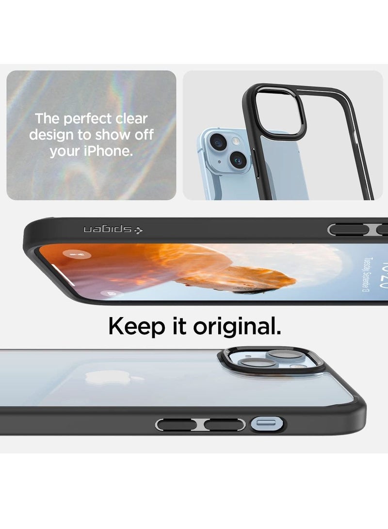 Spigen for Apple iPhone 14 (2022) Ultra Hybrid Case Designed - Matte Black - Image 3