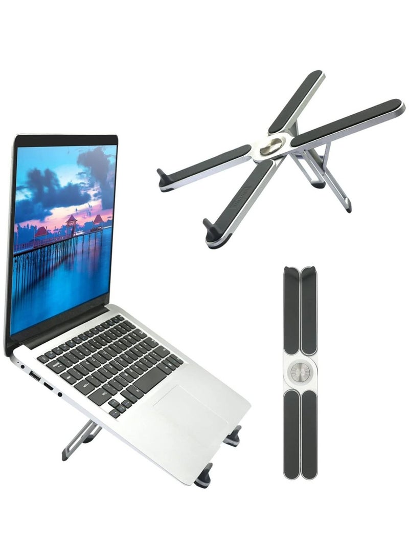 Generic Portable Laptop Stand Aluminum Computer Stand With Slide-Proof Silicone Adjustable Laptop Holder For Macbook Compatible With Laptops.  - Image 2