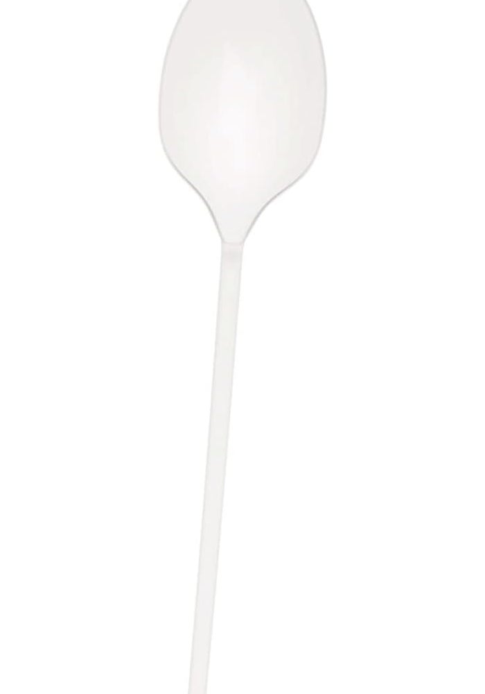 Hotpack Disposable Cutery Plastic Desert Spoon White, 2000 Pieces - Image 3