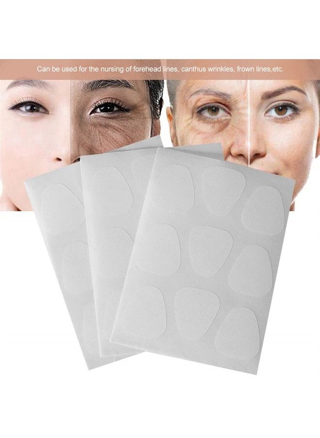 27Pcs Silicon Face Wrinkles Pads, Anti-Wrinkle Face Forehead, Eye Wrinkles Frown Lines, Removal Reusable, Anti-Ageing Pad, Fine Line Remover Strips to Smooth Eye, Mouth and Forehead