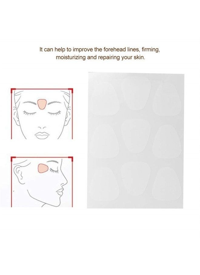27Pcs Silicon Face Wrinkles Pads, Anti-Wrinkle Face Forehead, Eye Wrinkles Frown Lines, Removal Reusable, Anti-Ageing Pad, Fine Line Remover Strips to Smooth Eye, Mouth and Forehead