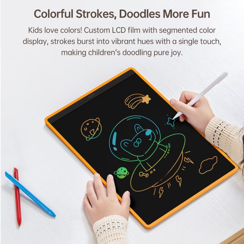 NBoard LCD Writing Tablet 10'' Drawing Board Handwriting Pad Suitable for Kids Doodle Learning Memo Education Adults Business Notebook Use in Home School - Image 4