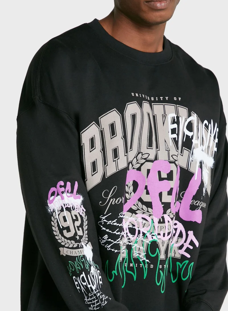 boohooman Graphic Sweatshirt