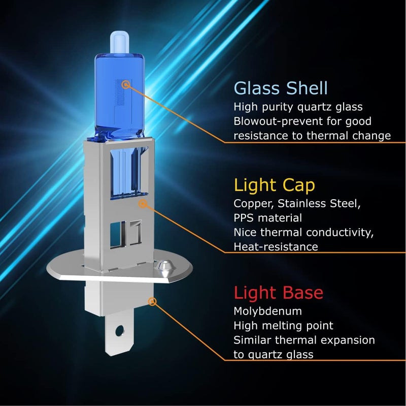 Sinoparcel H1 Halogen Fog Light Bulb - Pack of 2 - Image 5
