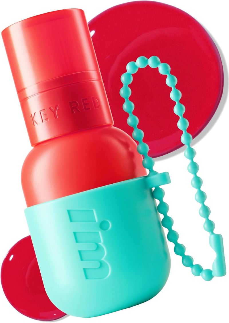 Trusted all-purpose quality Color Key Ring Water Gel Lip Tint - 01 Coral Picnic | Long Lasting Lip Gloss, Hydrating Glossy Finish, Kbeauty, Cute Korean Makeup, Compact, Portable Keychain, Travel-Friendly, Gift, 0.09 Oz Elegant practical design - Image 1