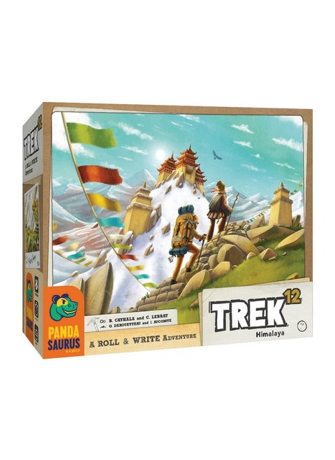 Trek 12 Himalaya Board Game Embark On A Himalayan Adventure Of Strategy And Skill Roll And Write Game For Kids And Adults Ages 8+ 150 Players 1530 Minute Playtime Made By Pandasaurus Games