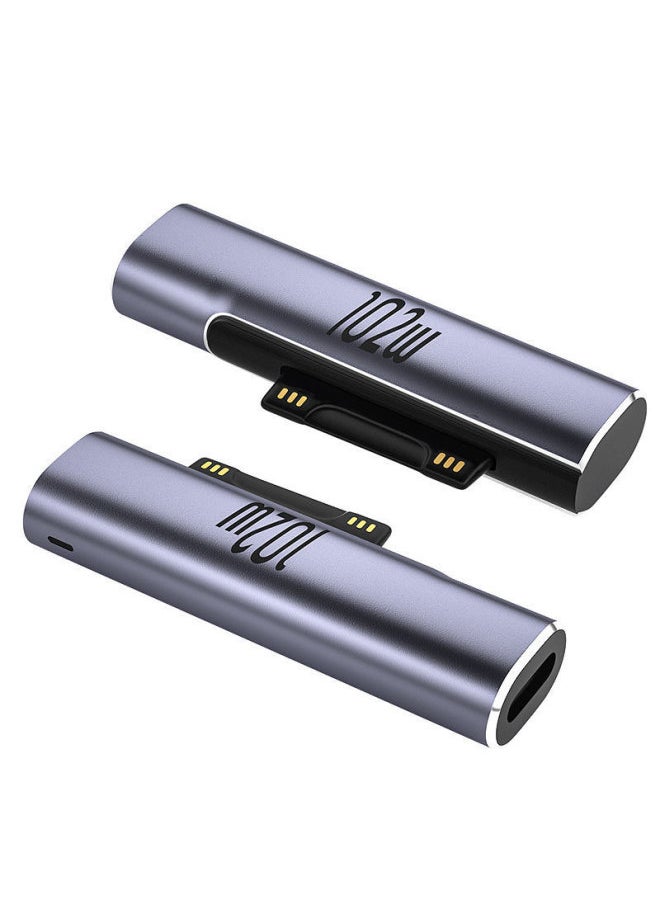 Type-C For Microsoft Magnetic PD Decoy Charging Line Surface RT RT2 Pro2 12V2A/3.6A-Color:Microsoft 3/4/5/6 Universal 15V Adapter 102W