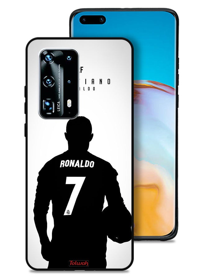 Tolwak Huawei P40 Pro Plus 5G Protective Case Cover Cristiano Ronaldo Mask - Image 1