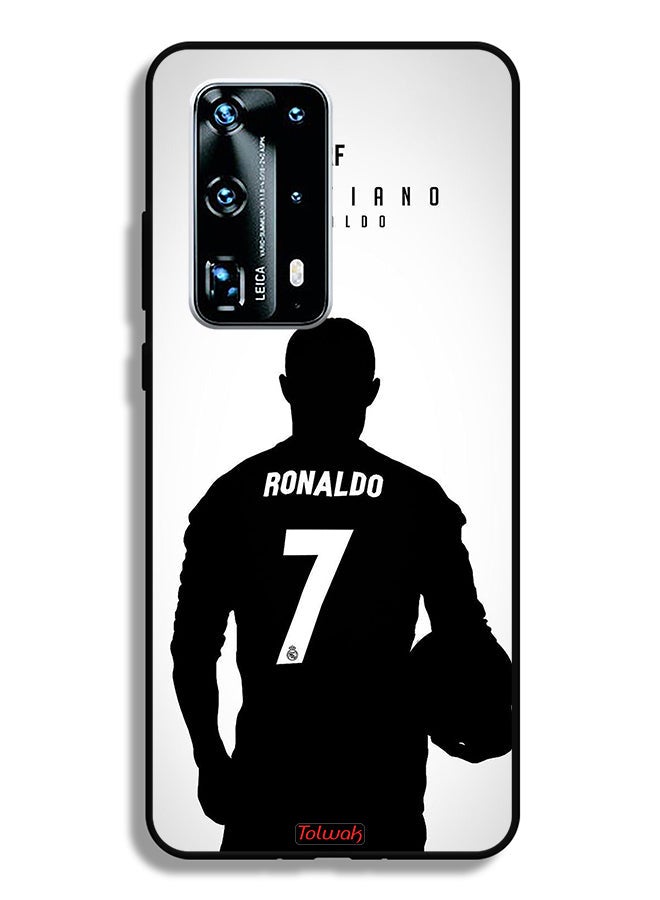 Tolwak Huawei P40 Pro Plus 5G Protective Case Cover Cristiano Ronaldo Mask - Image 2