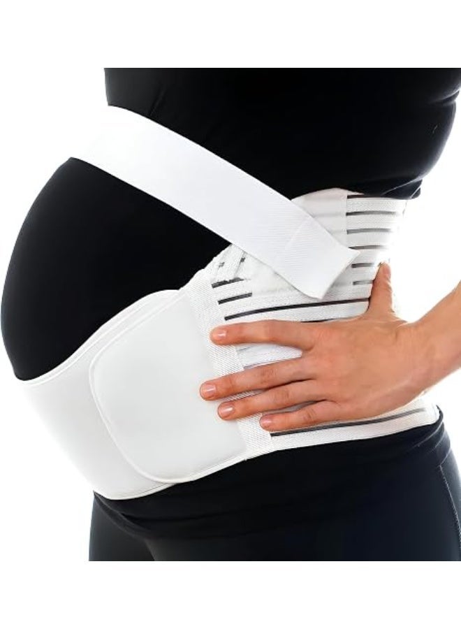 Maternity Abdominal Support Belt, Adjustable Pregnancy Belly Band for Relieving Lower Back and Pelvic Pain, Breathable Waist Support - Image 4