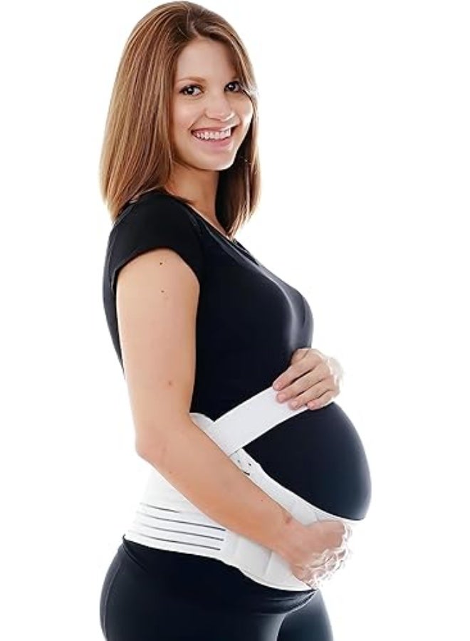 Maternity Abdominal Support Belt, Adjustable Pregnancy Belly Band for Relieving Lower Back and Pelvic Pain, Breathable Waist Support - Image 2