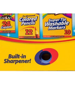 Cra-Z-Art 96Ct Crayons In Flip-Top Box With Sharpener  - Image 4
