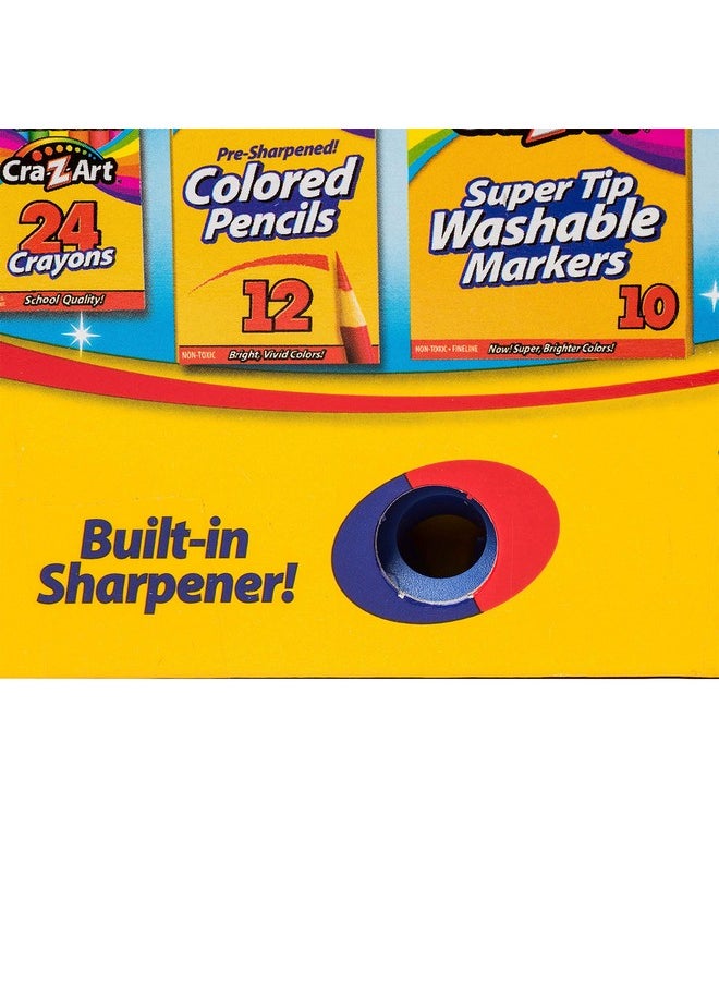 Cra-Z-Art - 96Ct Crayons In Flip-Top Box With Sharpener - Image 1