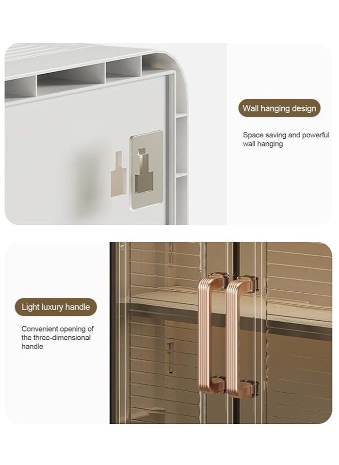 General - Wall Mounted Cabinets, Modern White Cabinets, Narrow Vertical Wall Mounted Storage Units, Floating Wall Rack Cabinets, Folding Wall Desks with Cabinets, Bathroom Corner Wall Cabinets - Image 1