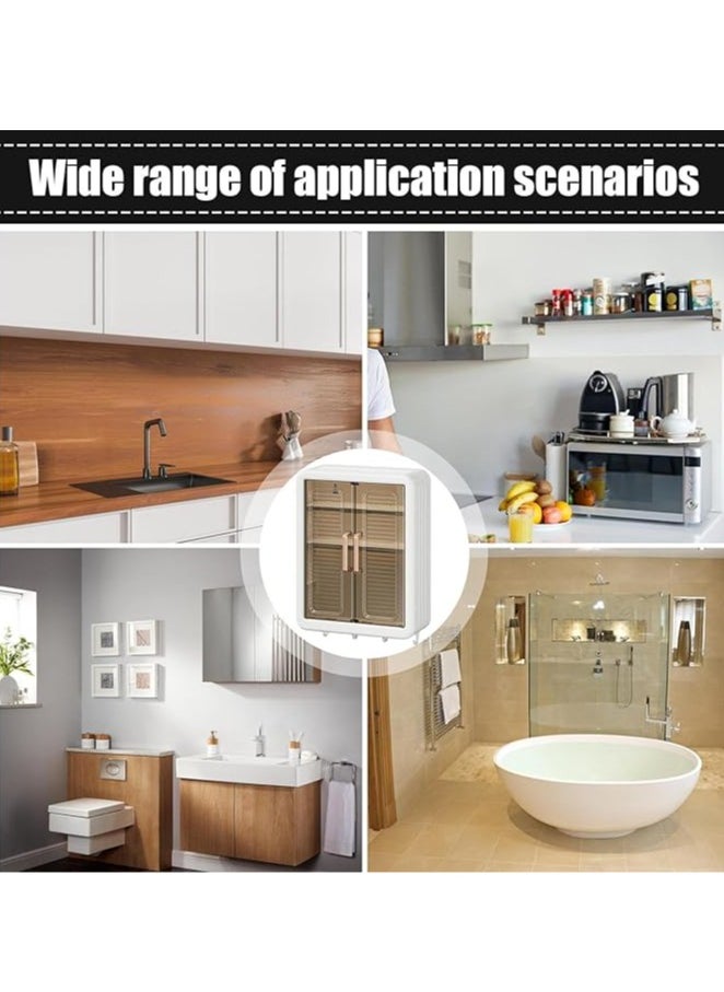 General - Wall Mounted Cabinets, Modern White Cabinets, Narrow Vertical Wall Mounted Storage Units, Floating Wall Rack Cabinets, Folding Wall Desks with Cabinets, Bathroom Corner Wall Cabinets - Image 1