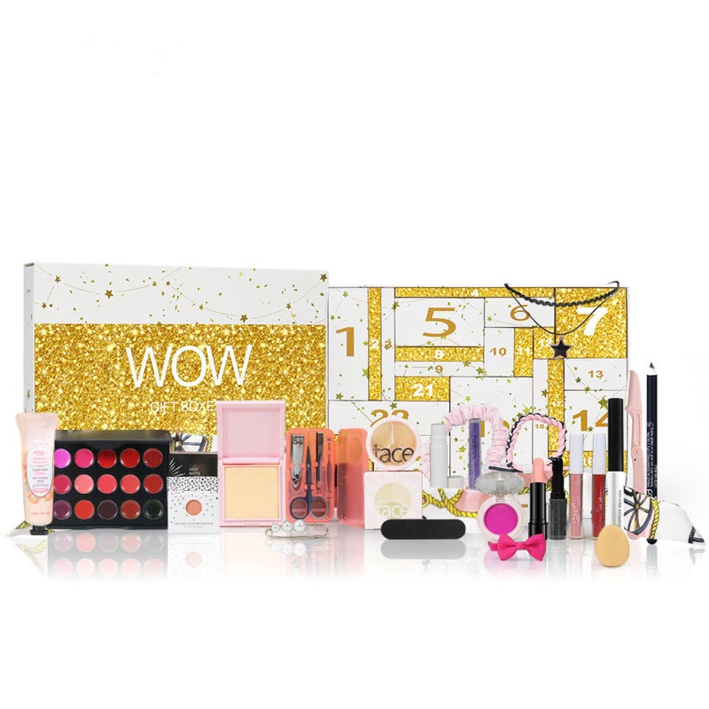Holiday Gift Makeup Set Gift Box   WOW002-platinum - Image 1