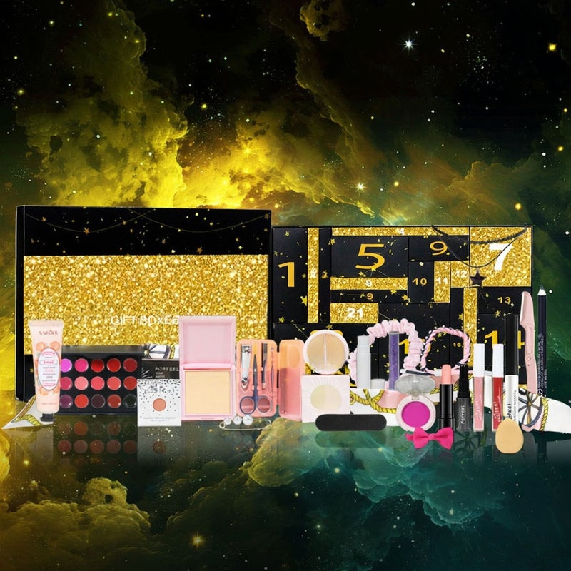Holiday Gift Makeup Set Gift Box   WOW002-platinum - Image 4