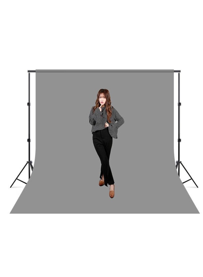 Hakutatz 2150 Video Green Screen Chroma Key Shooting Photo Background Cloth Light-Absorbing Cloth Photography Prop Solid Color Background Internet Celebrity Background Wall 2*3 Meters Gray - Image 3