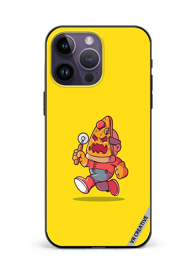 VR CREATIVE Protective Case Cover For Apple iPhone 15 Pro Max Pizza Killer Design Multicolour  - Image 1