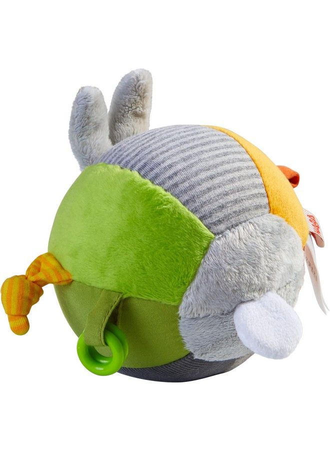 HABA Bunny Ball With Crinkle Ears Textured Fabric And Rattling Effects - Image 3