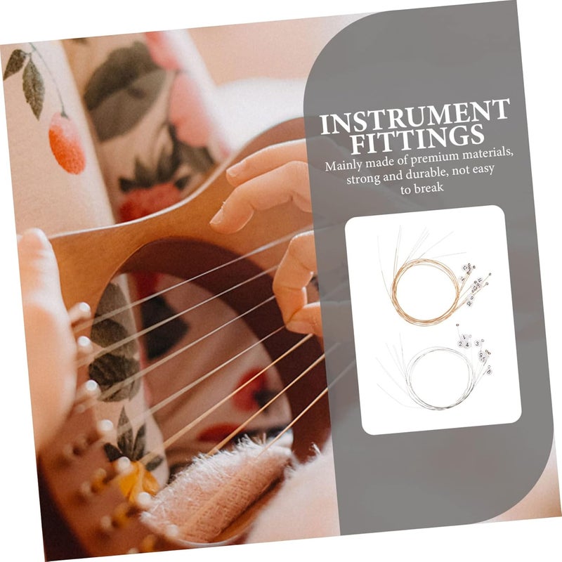 32pcs Lyre Strings for Musical Instruments Steel Replacement Strings Easy to Install Accessories for Classical Lyre Players and Musicians - Image 4