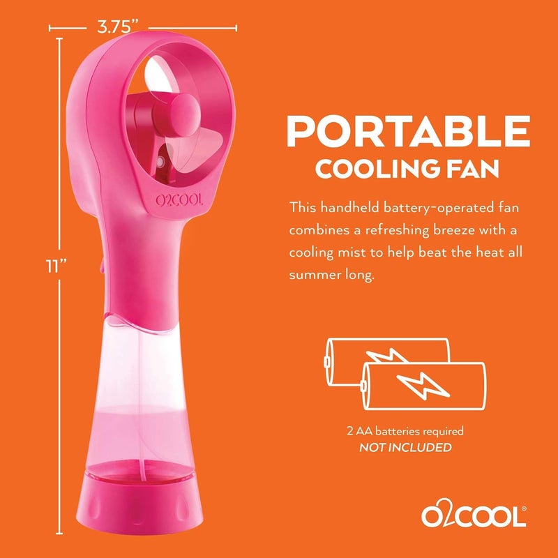 O2COOL مراوح يدوية تعمل بالبطارية من إلت (توتي)... - Image 3