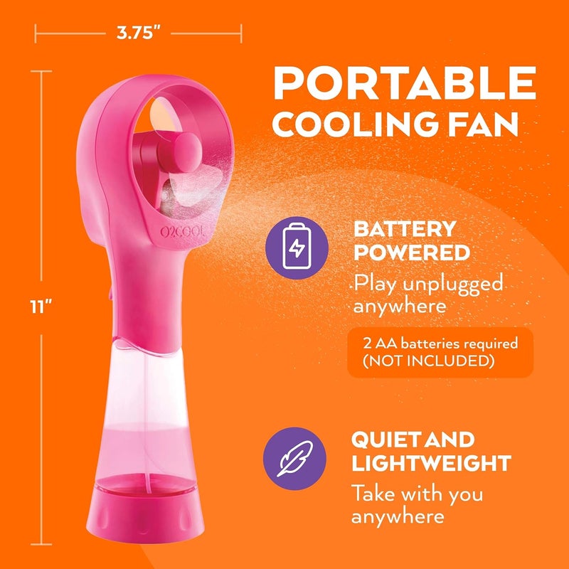 O2COOL مراوح يدوية تعمل بالبطارية من إلت (توتي)... - Image 5