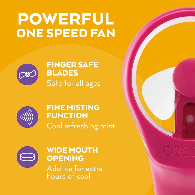 O2COOL مراوح يدوية تعمل بالبطارية من إلت (توتي)... - Image 4