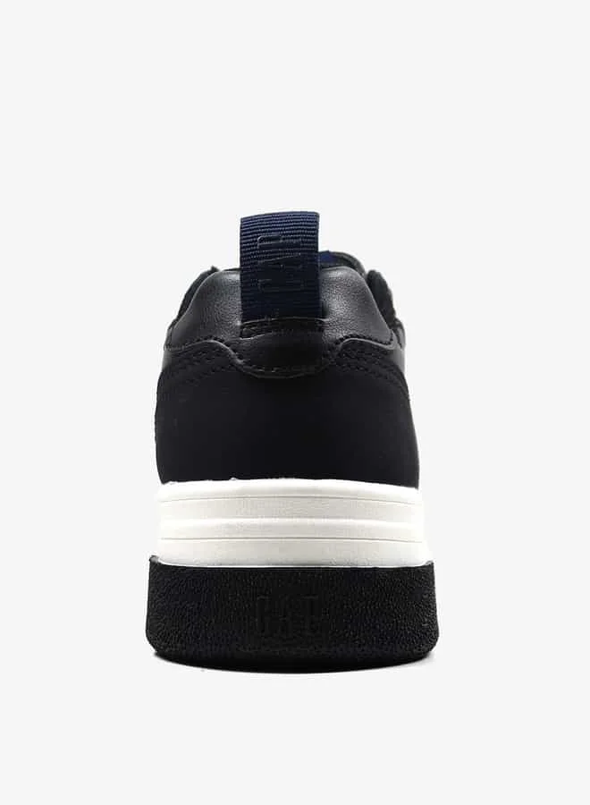 GAP Women's Logo Detail Sneakers with Lace-Up Closure - Paradise Cup Low W